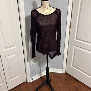 Rock & Republic Asymmetric hem sweater size L